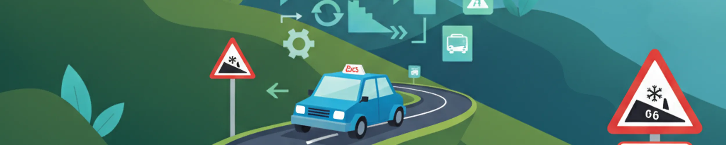 Conduite sur routes de montagne et descentes raides en France