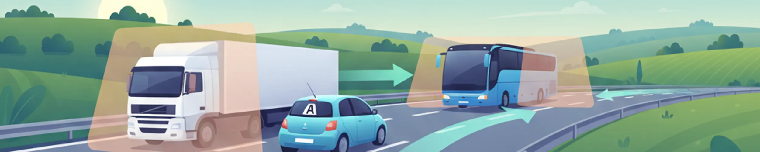 Sécurité des poids lourds et angles morts dans la circulation française