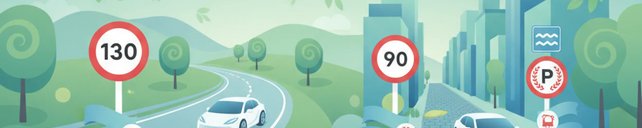 Límites de Velocidad en Francia: Lluvia, Buen Tiempo y Normas para Conductores Noveles