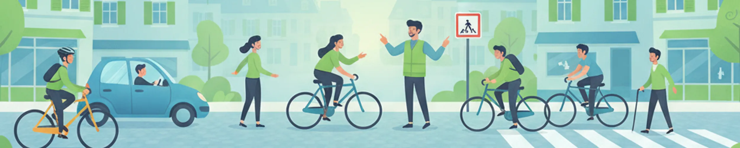 Cyclists and Contraflow Streets: Advanced French Driving Scenarios