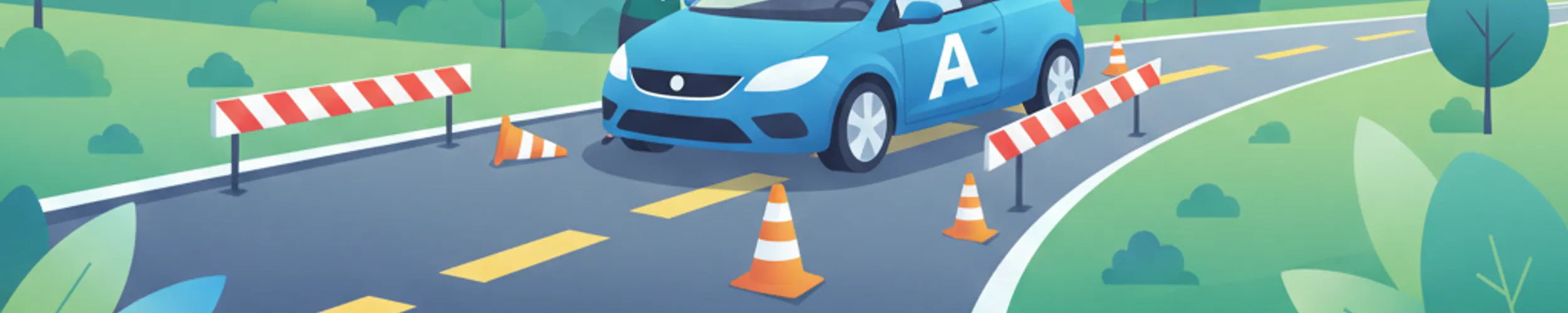 Chantiers et signalisation temporaire en France : Scénarios à risque pour les apprenants