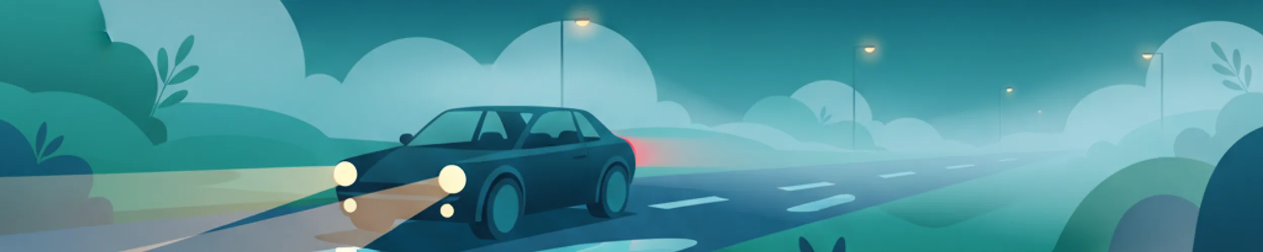 Règles de conduite par temps de brouillard, de verglas et de nuit en Grande-Bretagne