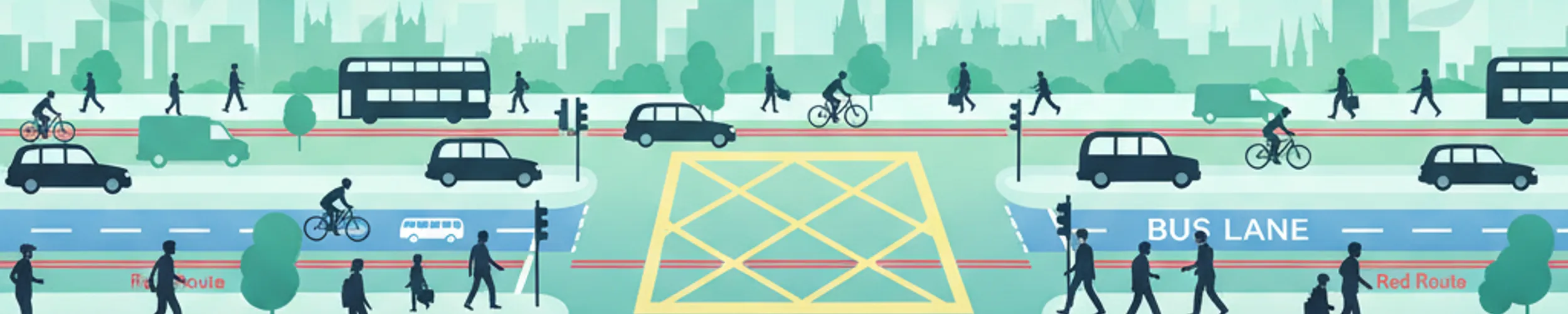 Urban Driving and Red Routes Rules for Great Britain