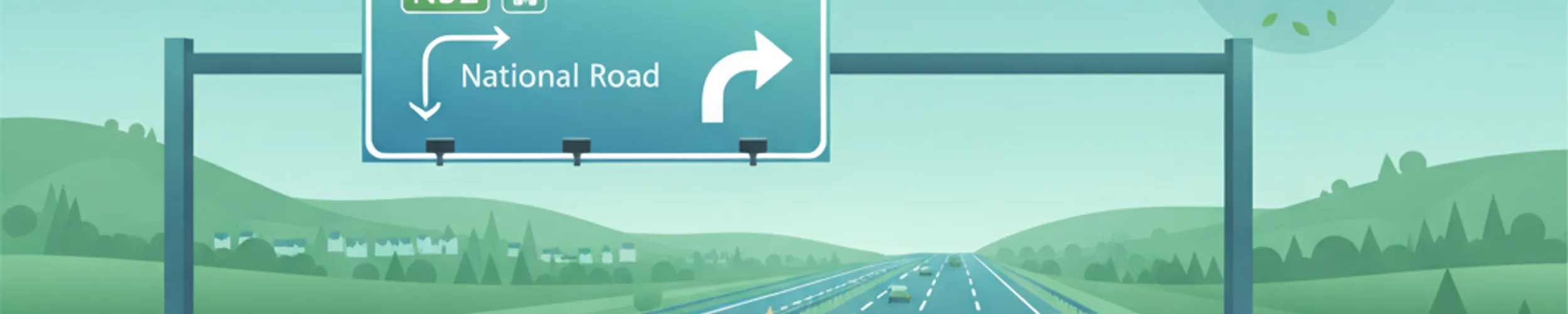 Autopistas y Carreteras Nacionales: Esenciales para el Test de Teoría de Conducir Irlandés