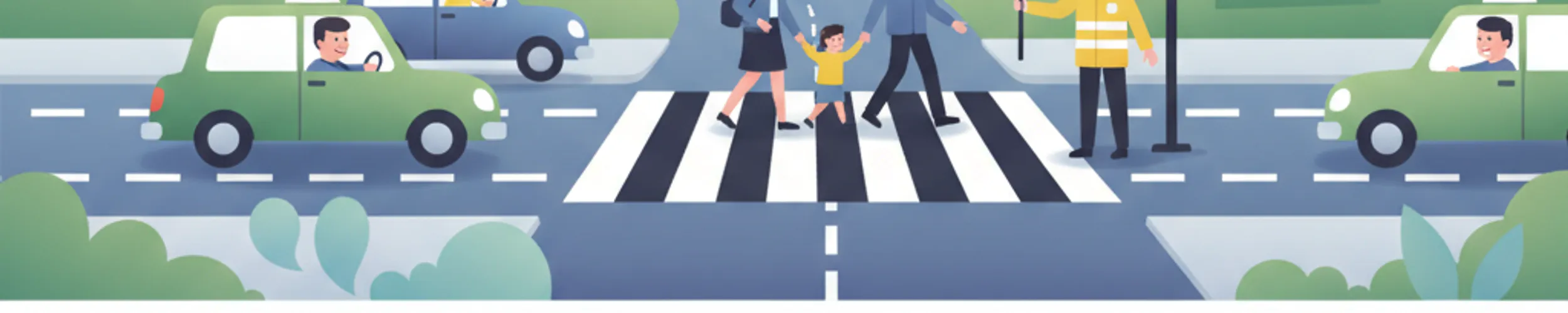 Pedestrian Crossings and School Wardens for the Irish Driver Theory Test