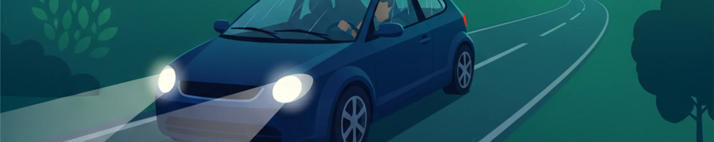 Feux, essuie-glaces et visibilité pour le permis de conduire irlandais