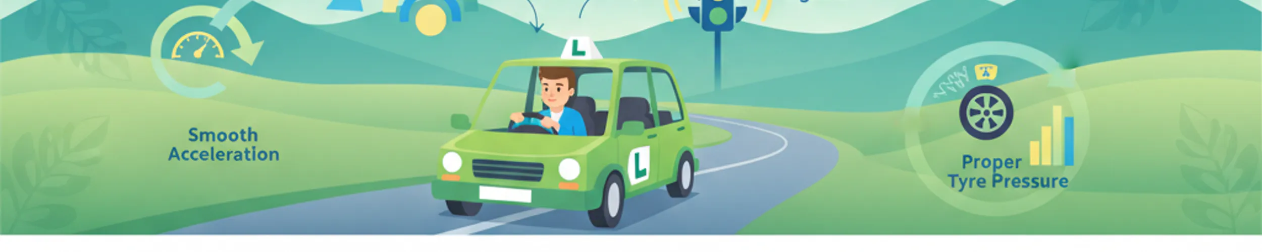 Spritsparendes Fahren und Kraftstoffeffizienz für irische Fahrschüler