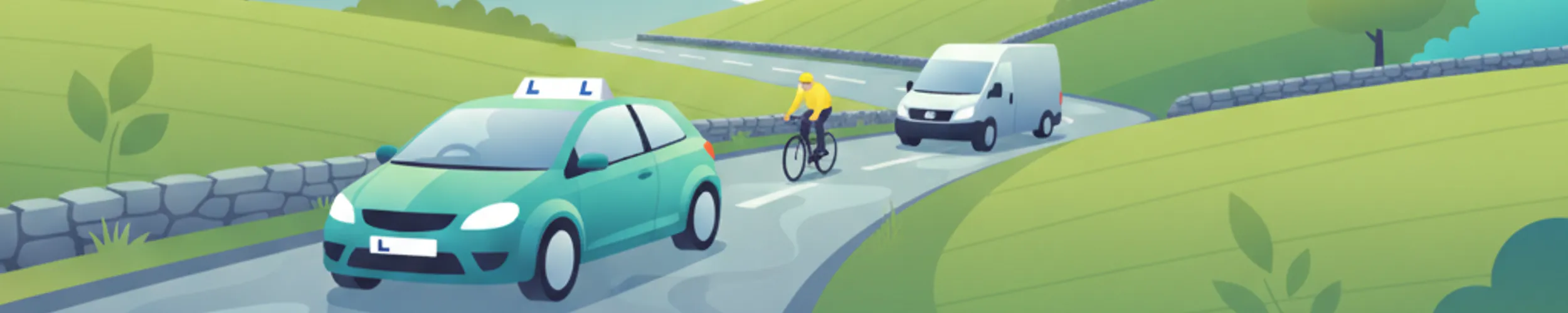 Verkehrsregeln-Urteilsvermögen-Szenarien für irische Fahranfänger