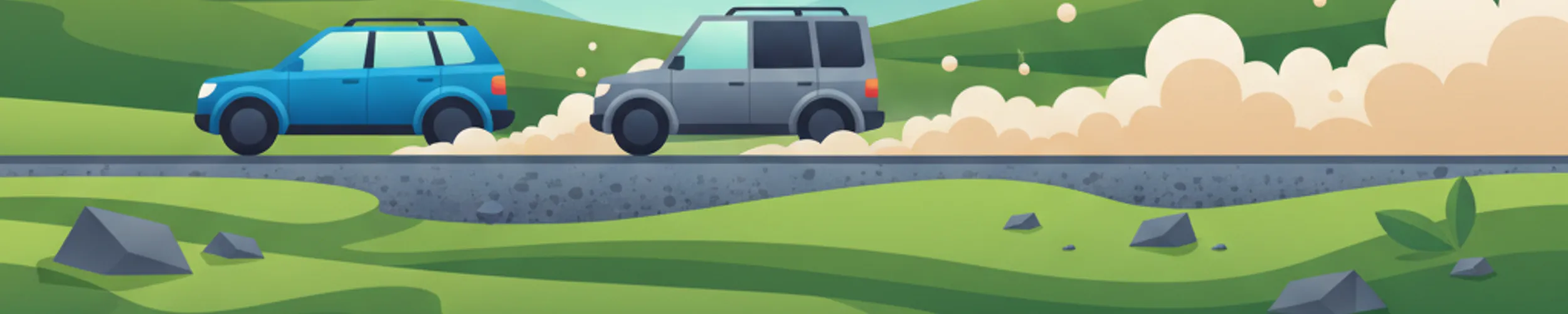 Safe Overtaking on Icelandic Gravel Roads