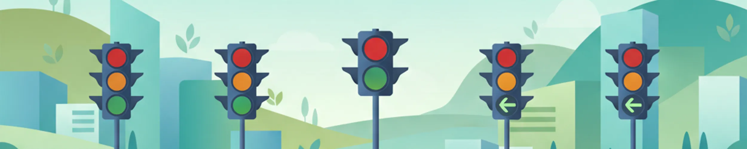Italienische Ampeln: Phasen und Sondersignale