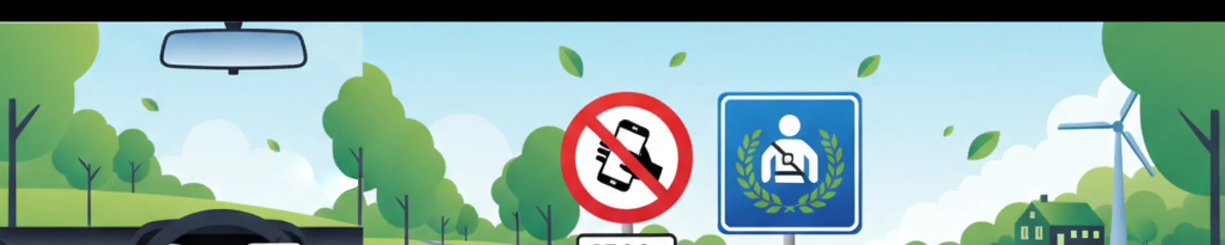 Gurt, Handy und Ablenkung: Strafen in den Niederlanden