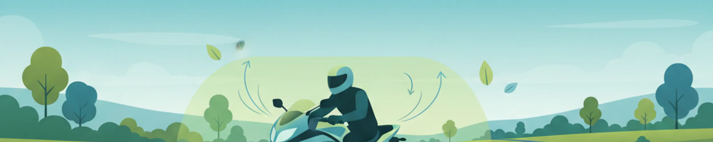 A1 Fahrspurpositionierung und Sichtbarkeit für die holländische Motorradtheorie
