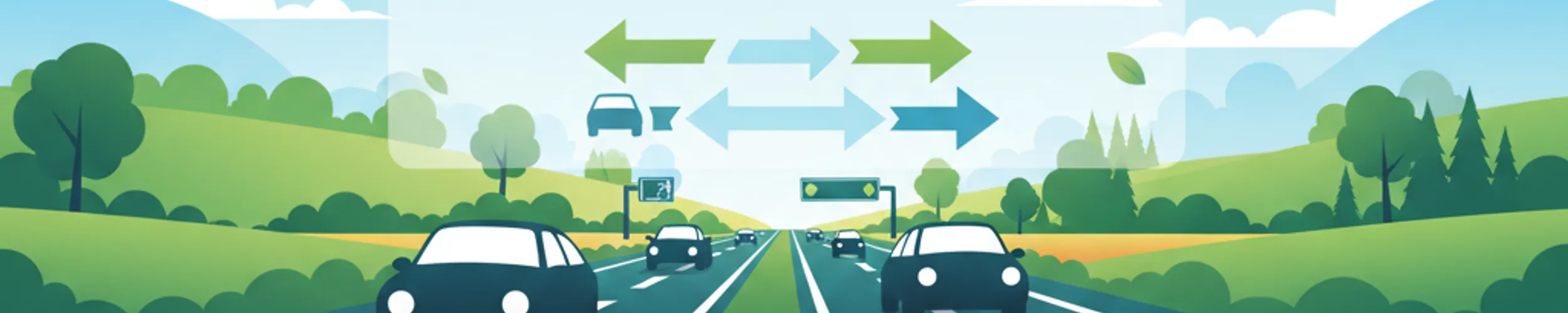 Regeln für Fahrstreifenrückbau und Reißverschlussverfahren für Ihre theoretische Fahrprüfung in den Niederlanden