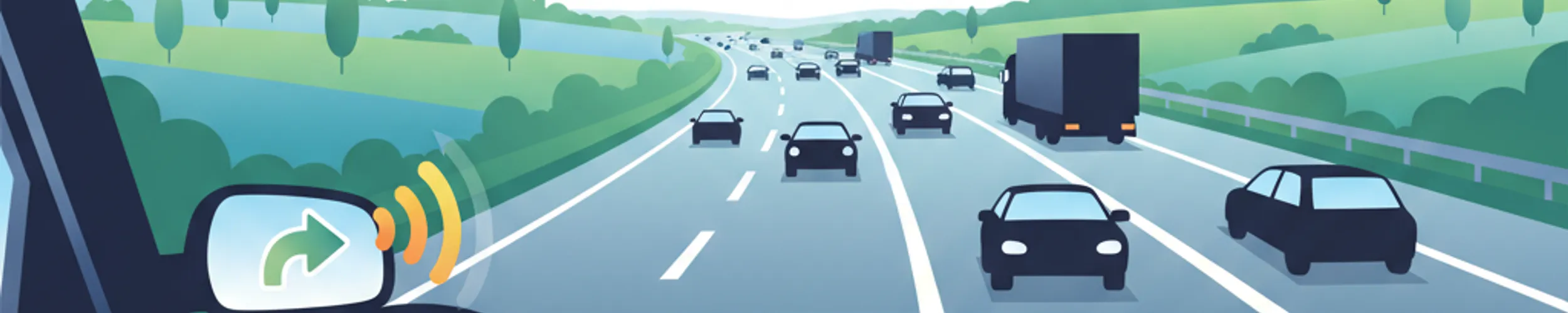 Autobahnauffahrt meistern in der niederländischen Verkehrspraxis