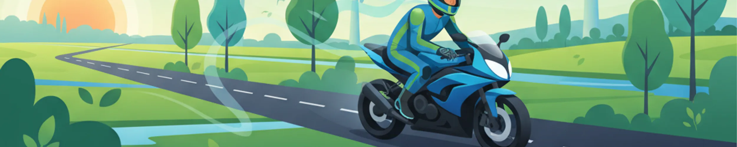 Motorradermüdung und lange Fahrten für die niederländische A2-Theorie