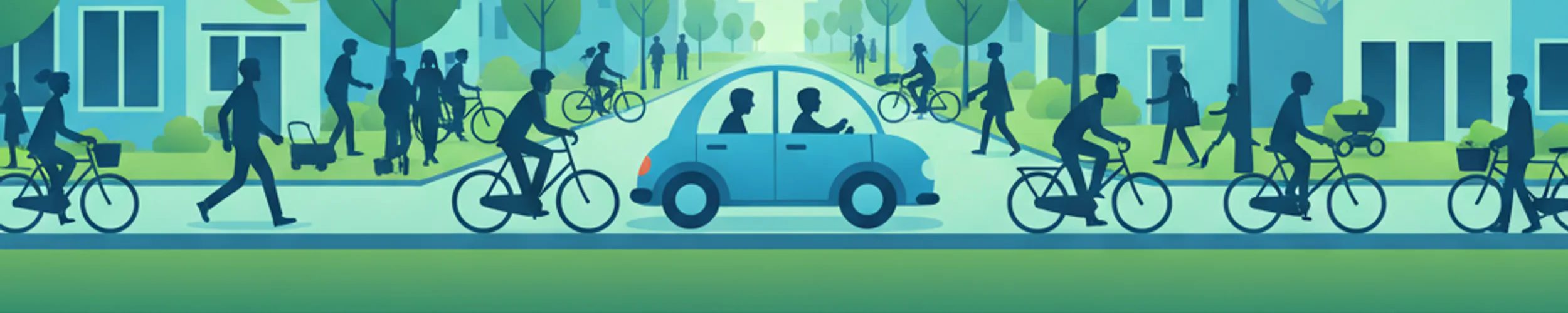 Sicher fahren in geteilten städtischen Räumen für deine Theorieprüfung in den Niederlanden
