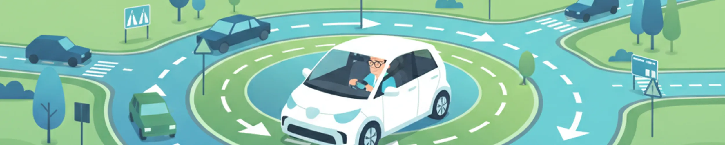 Niederländische Turbo-Kreisverkehre und Fahrspuren meistern