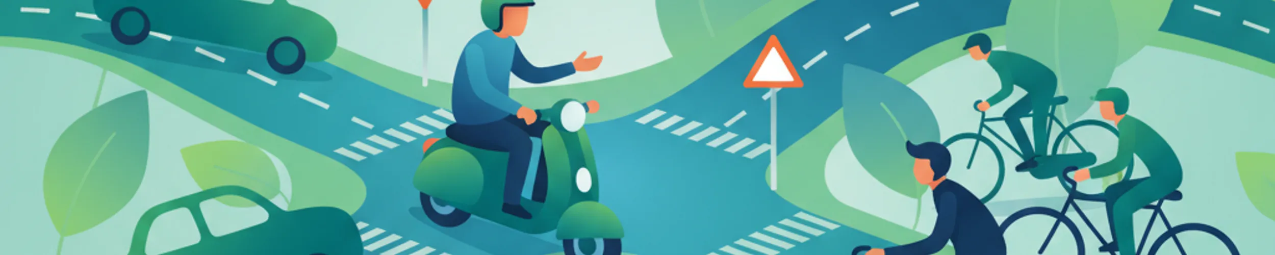 Vorfahrtsregeln für Mofas im niederländischen Verkehr