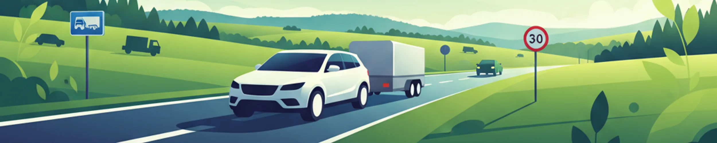 Sicheres Anhängerfahren und Vorschriften im polnischen Verkehr