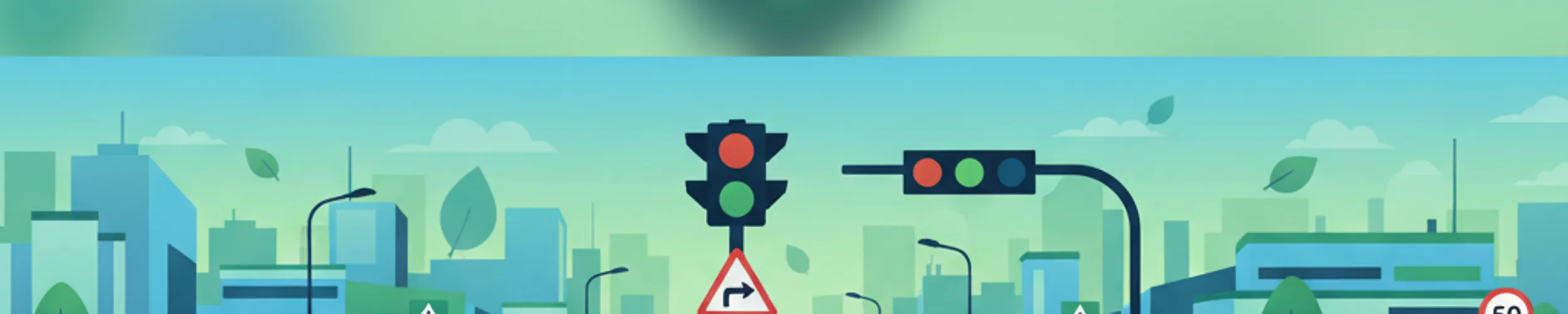 Interprétation des feux de circulation et des signaux urbains en Pologne
