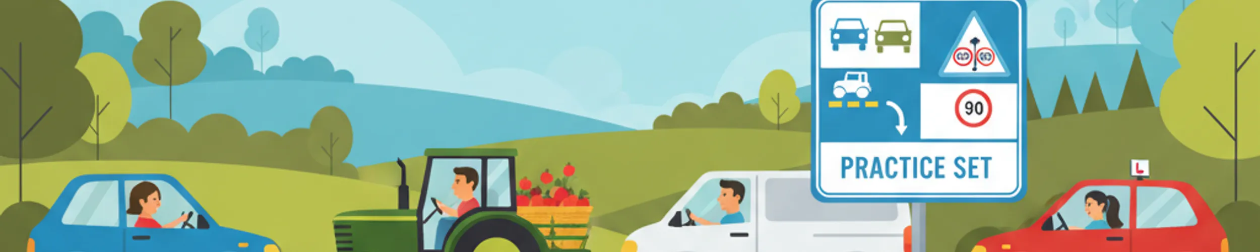Herausfordernde Kreuzungen: Langsame Landwirtschaftliche Fahrzeuge im Polnischen Verkehr