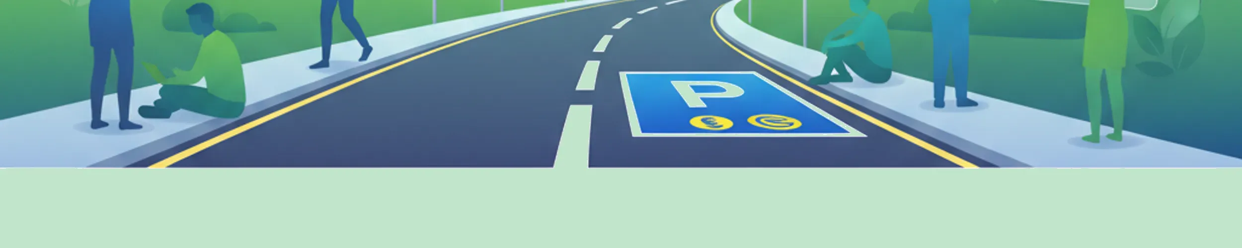 Polnische Regeln für Halte- und Parkverbotszeichen und -schilder