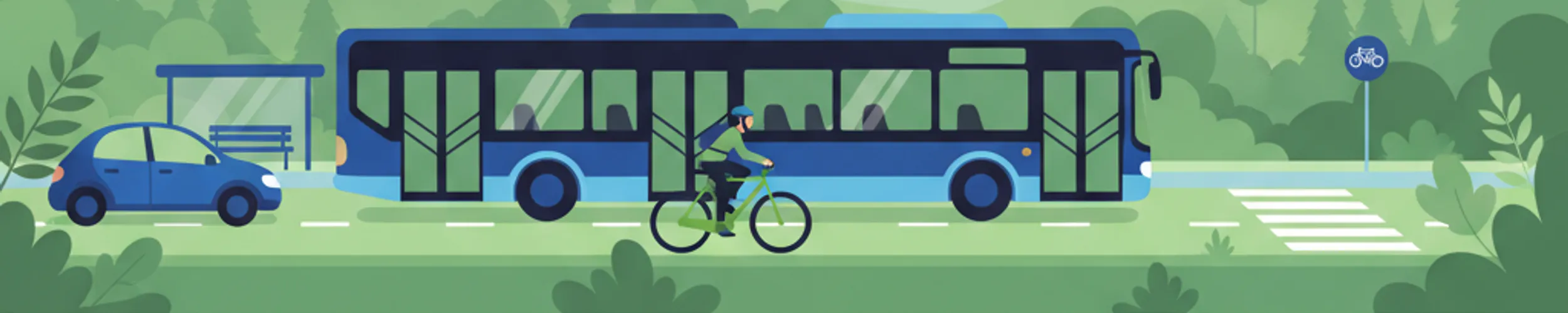 Voies Partagées en Pologne : Bus, Cyclistes et Voitures