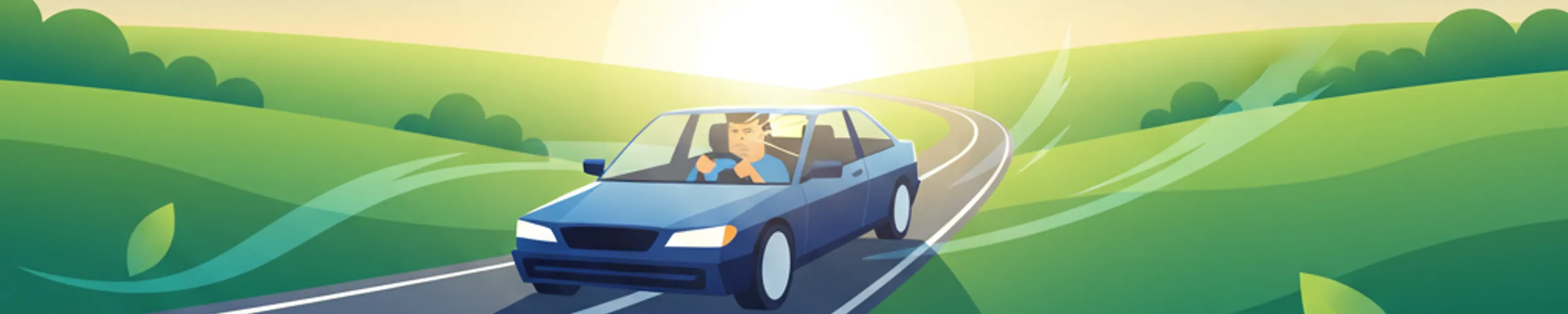 Gérer les dangers du glare et du soleil dans les conditions de conduite polonaises