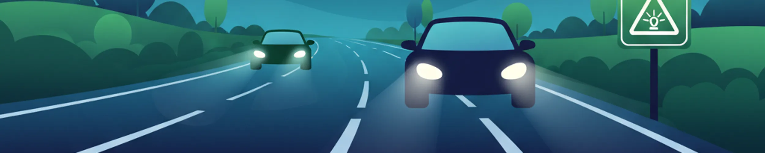 Conduite de nuit et dangers de visibilité dans le trafic polonais