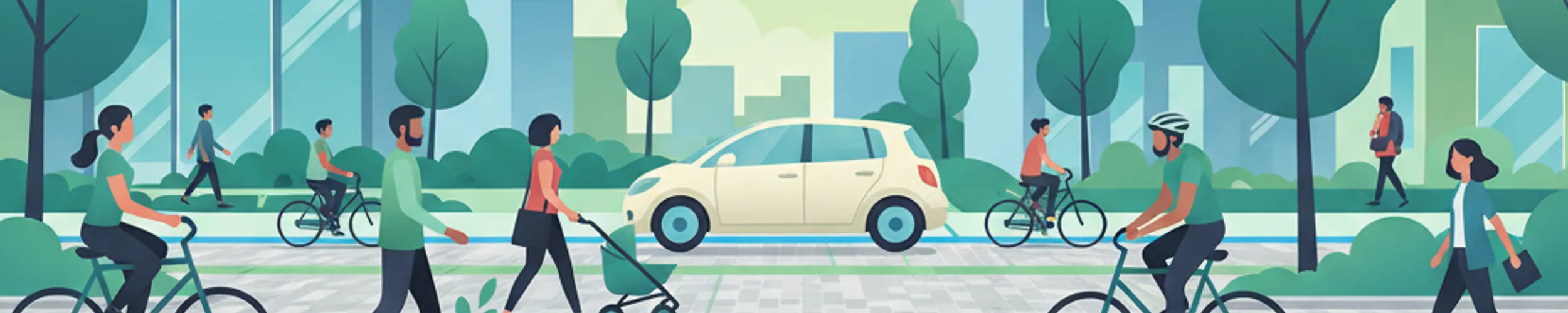 Verständnis von Shared Spaces und Vorrang für Fußgänger in Schweden
