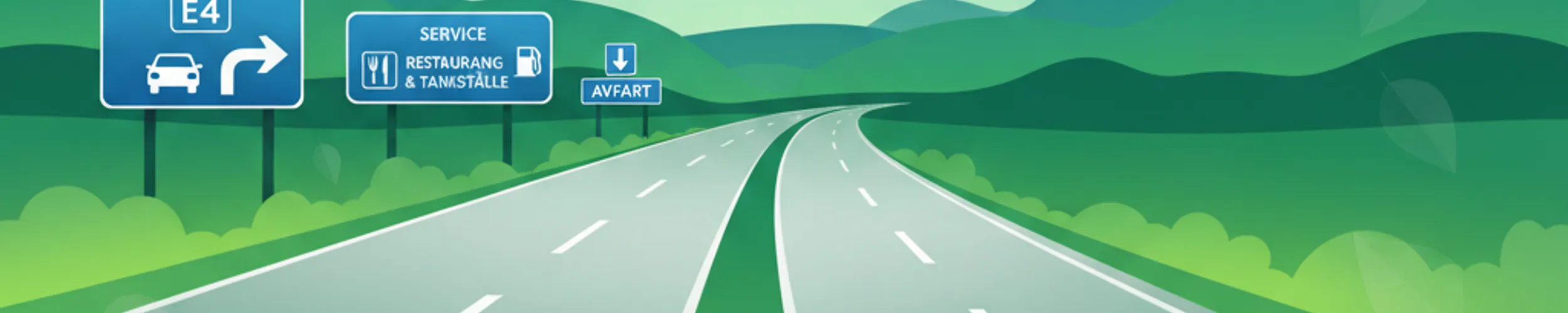 Maîtriser les panneaux et les règles des autoroutes suédoises