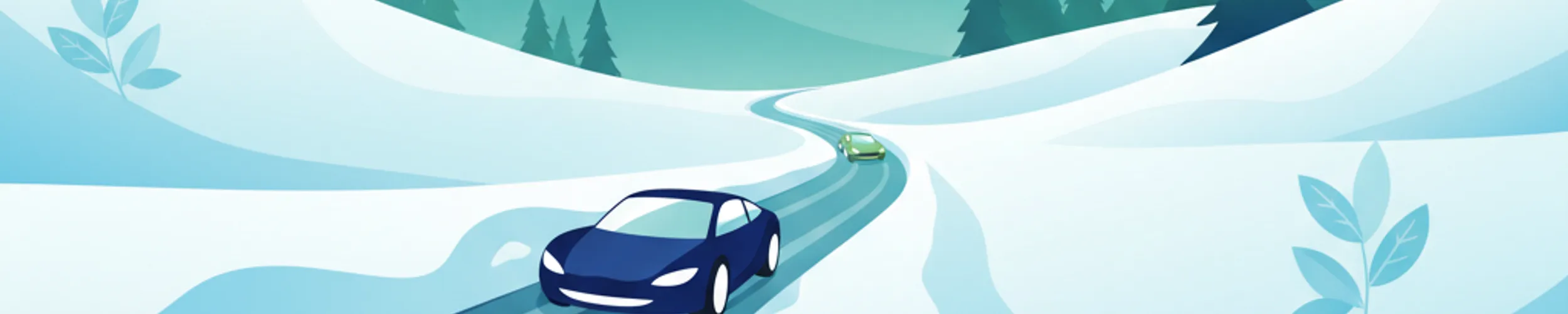 Naviguer sur les routes étroites en hiver avec des congères en Suède