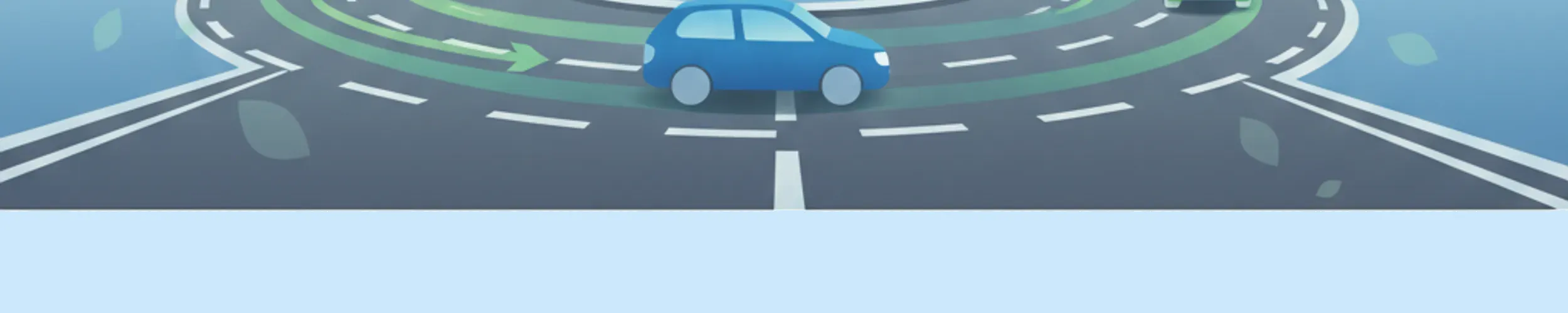 Sélection de l'intervalle de sécurité pour rejoindre le trafic en Suède