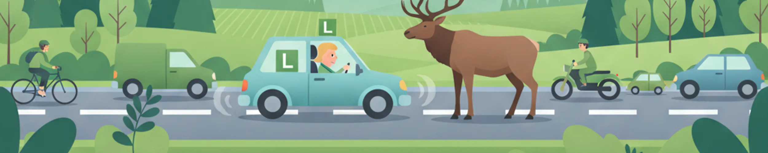Réaction immédiate à la faune sur les routes suédoises