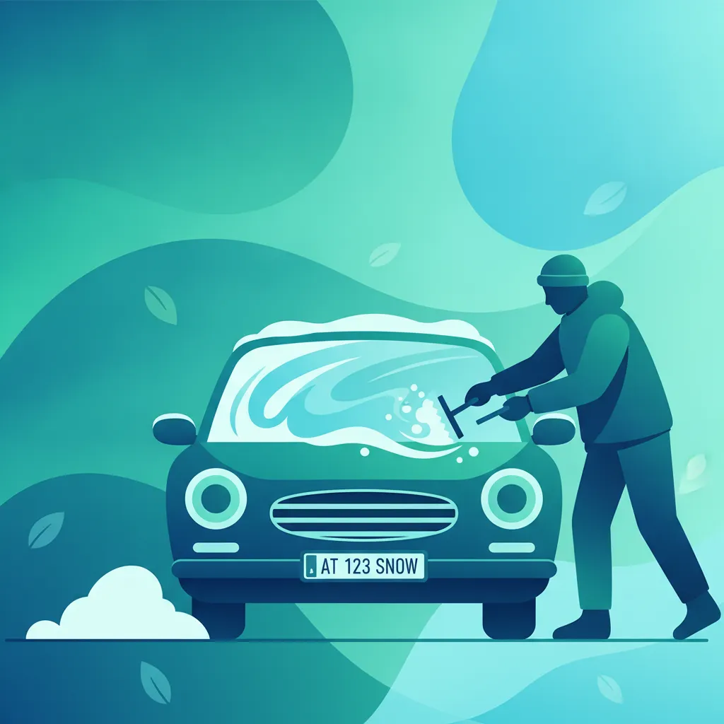 Clearing Snow and Ice from Your Vehicle in Austria