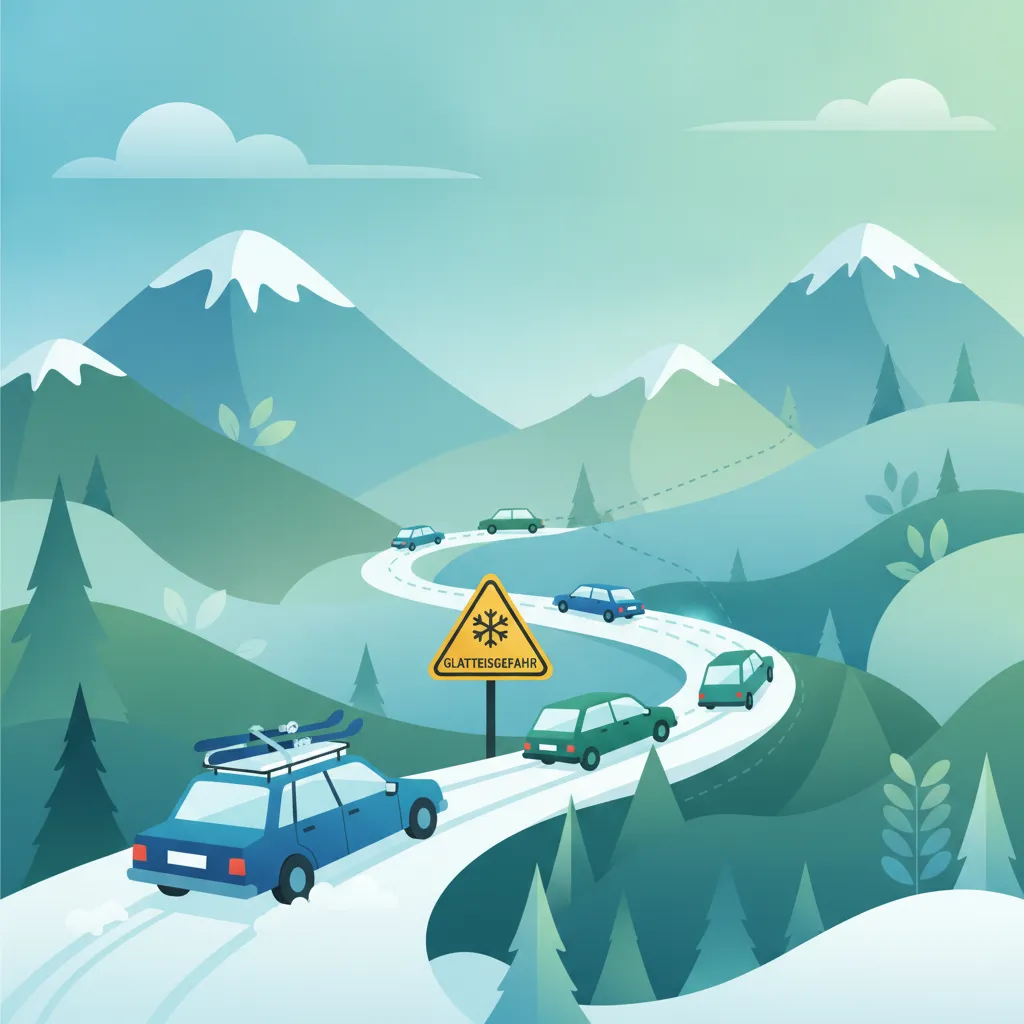 Theorieprüfung Österreich: Regeln und Sicherheit beim Fahren im alpinen Winter