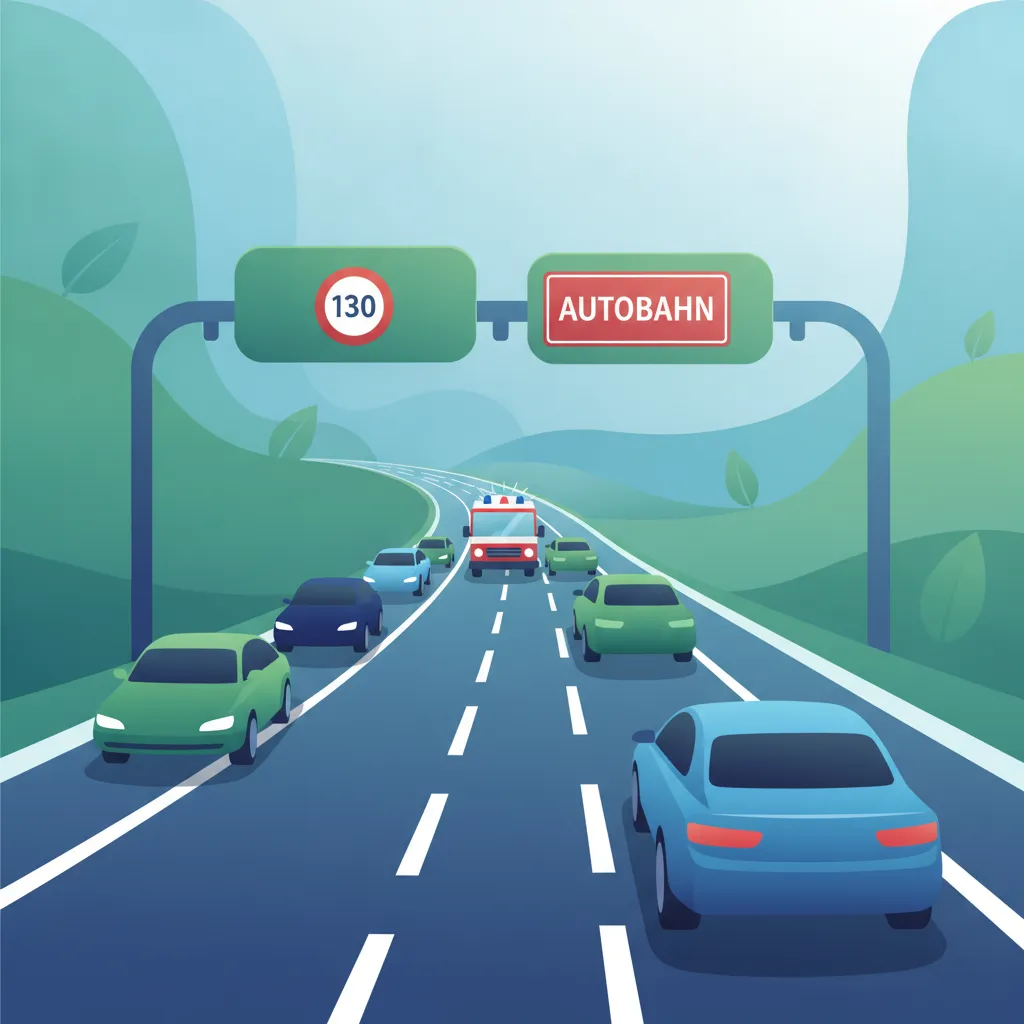 Fortgeschrittene Szenarien für Autobahnen und Schnellstraßen der österreichischen Fahrprüfungs-Theorie