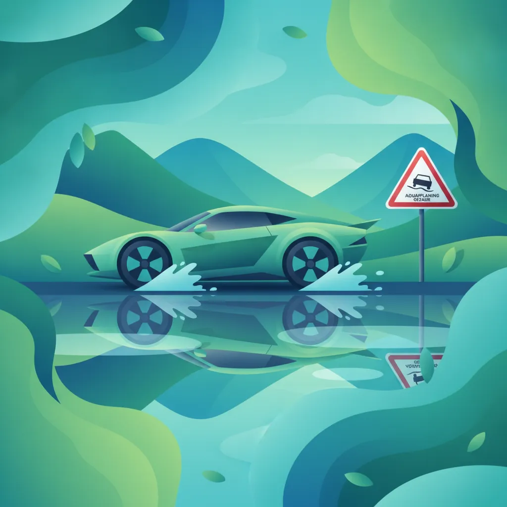 Fahren bei starkem Regen und Vermeidung von Aquaplaning in Österreich