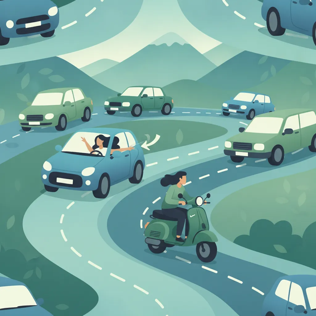 U-Turns und Umkehren im österreichischen Straßenverkehr