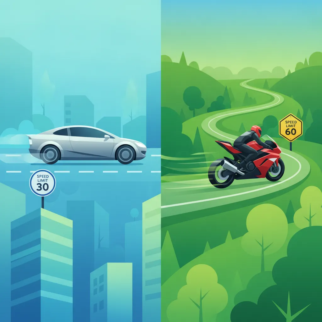 Límites de Velocidad Predeterminados en Austria para Todos los Vehículos