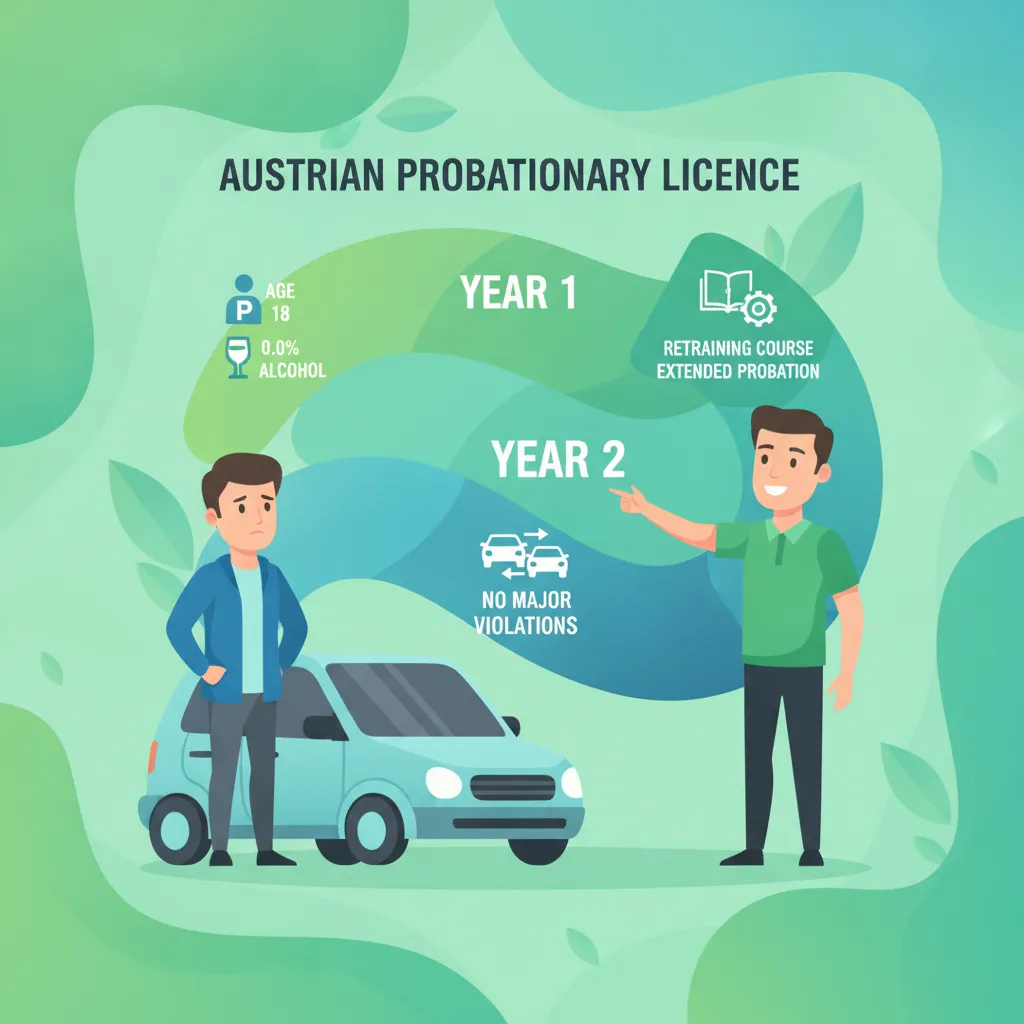 Österreichische Regeln für die Probezeit beim Führerschein