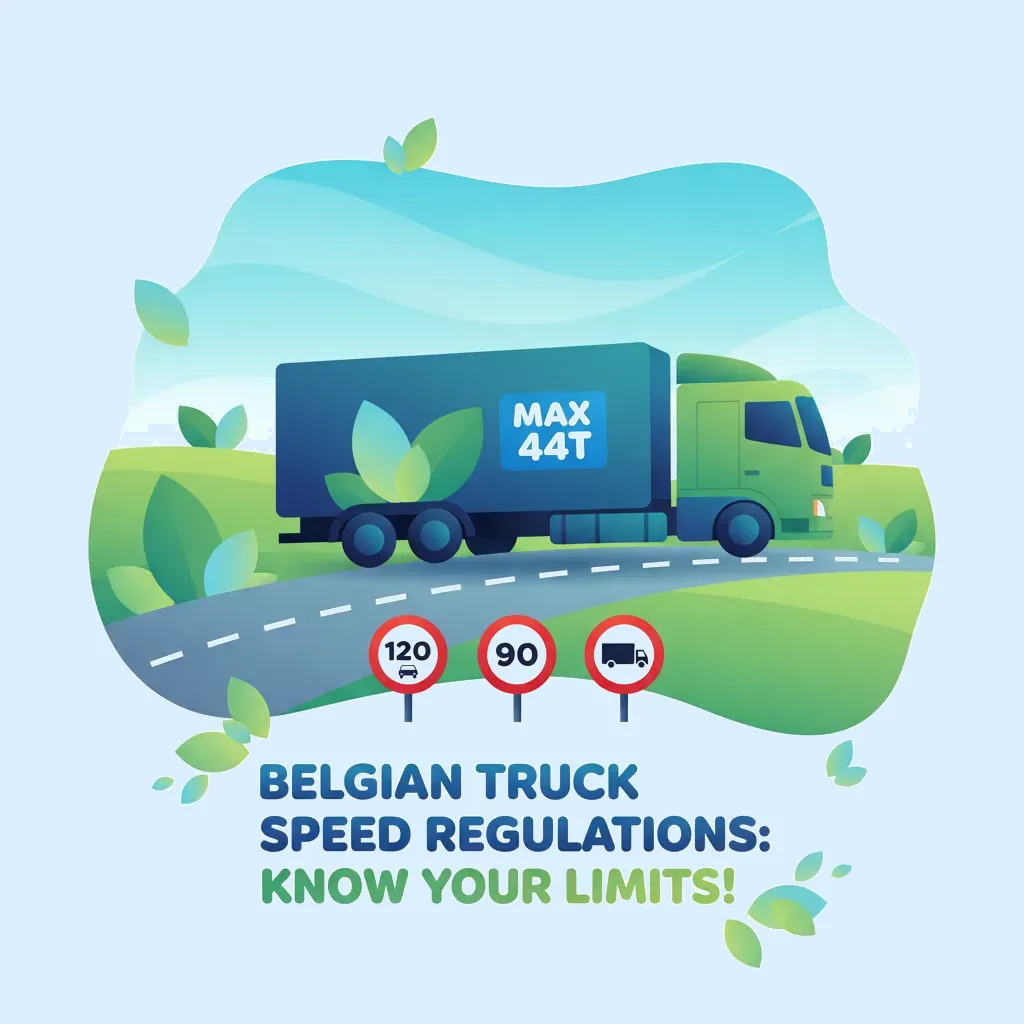 Geschwindigkeitsbegrenzungen für Lieferwagen in Belgien