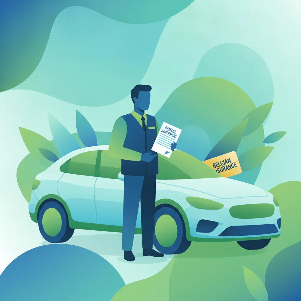 Belgische Regeln für das Fahren eines Mietfahrzeugs
