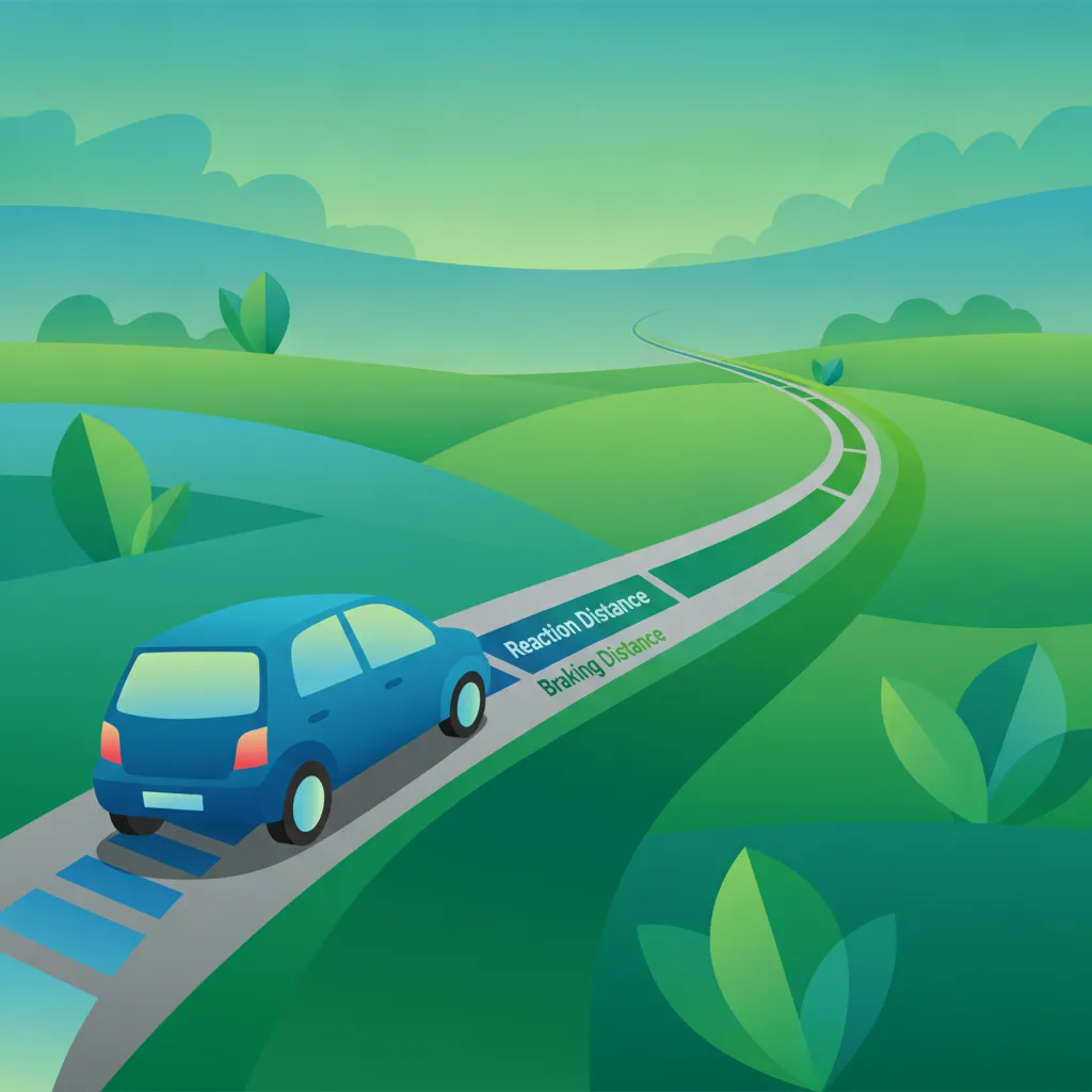 Belgische Fahrtheorie: Brems- und Reaktionswege meistern