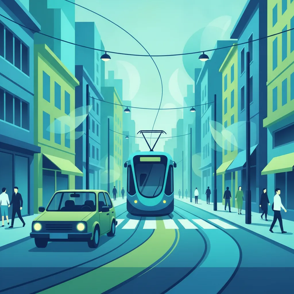 Umgang mit Straßenbahnschienen im belgischen Verkehr