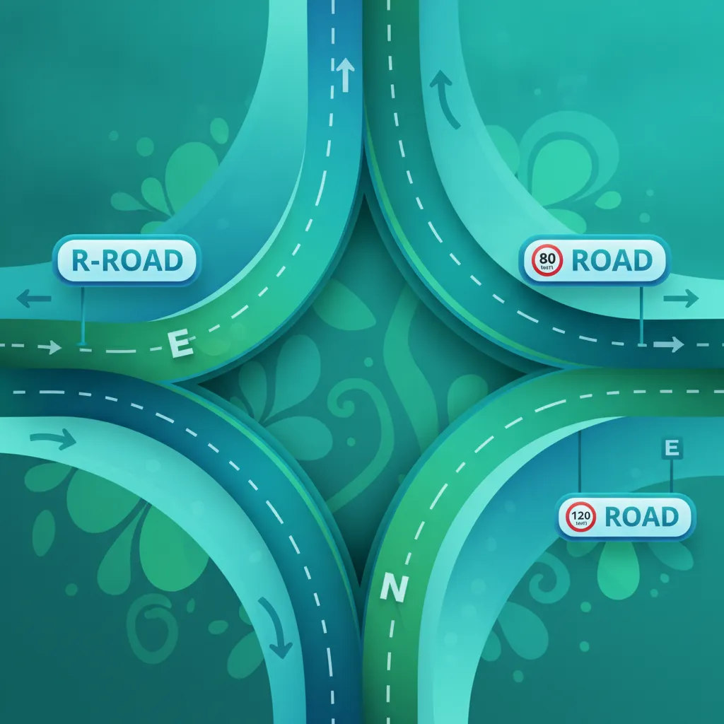 Belgische Straßentypen: N-, R-, E- und A-Straßen erklärt
