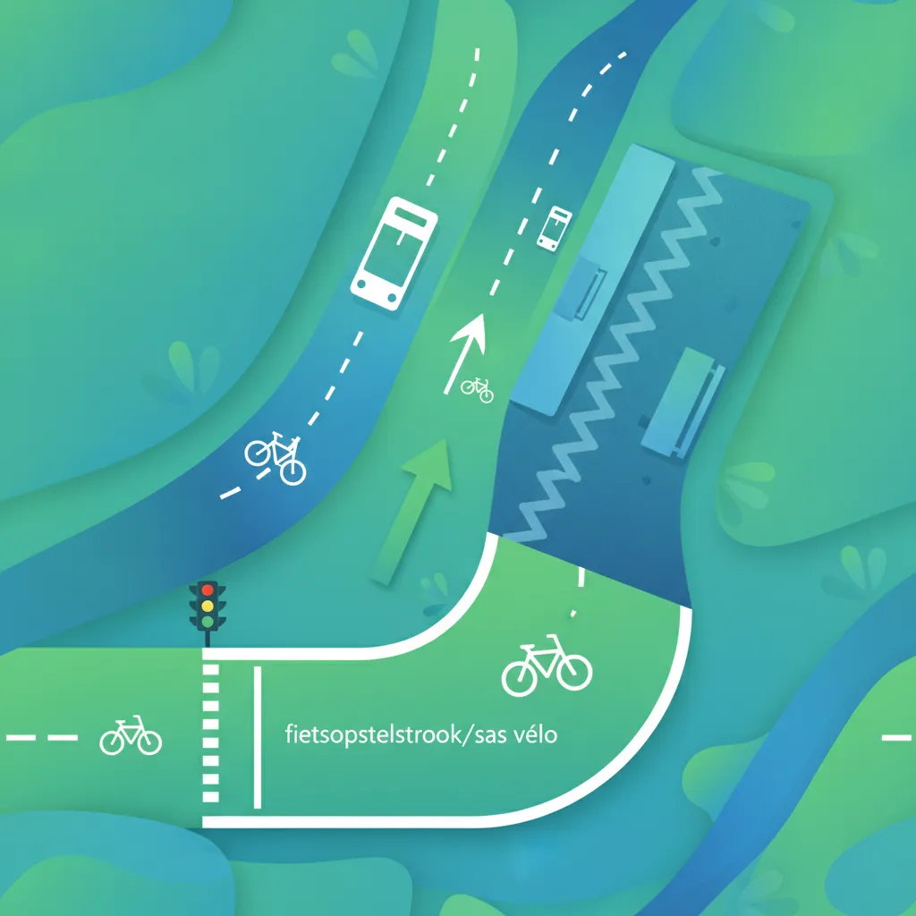 Belgische Wegmarkeringen voor Fietsers, Bromfietsen & Bussen Theorie Oefenen