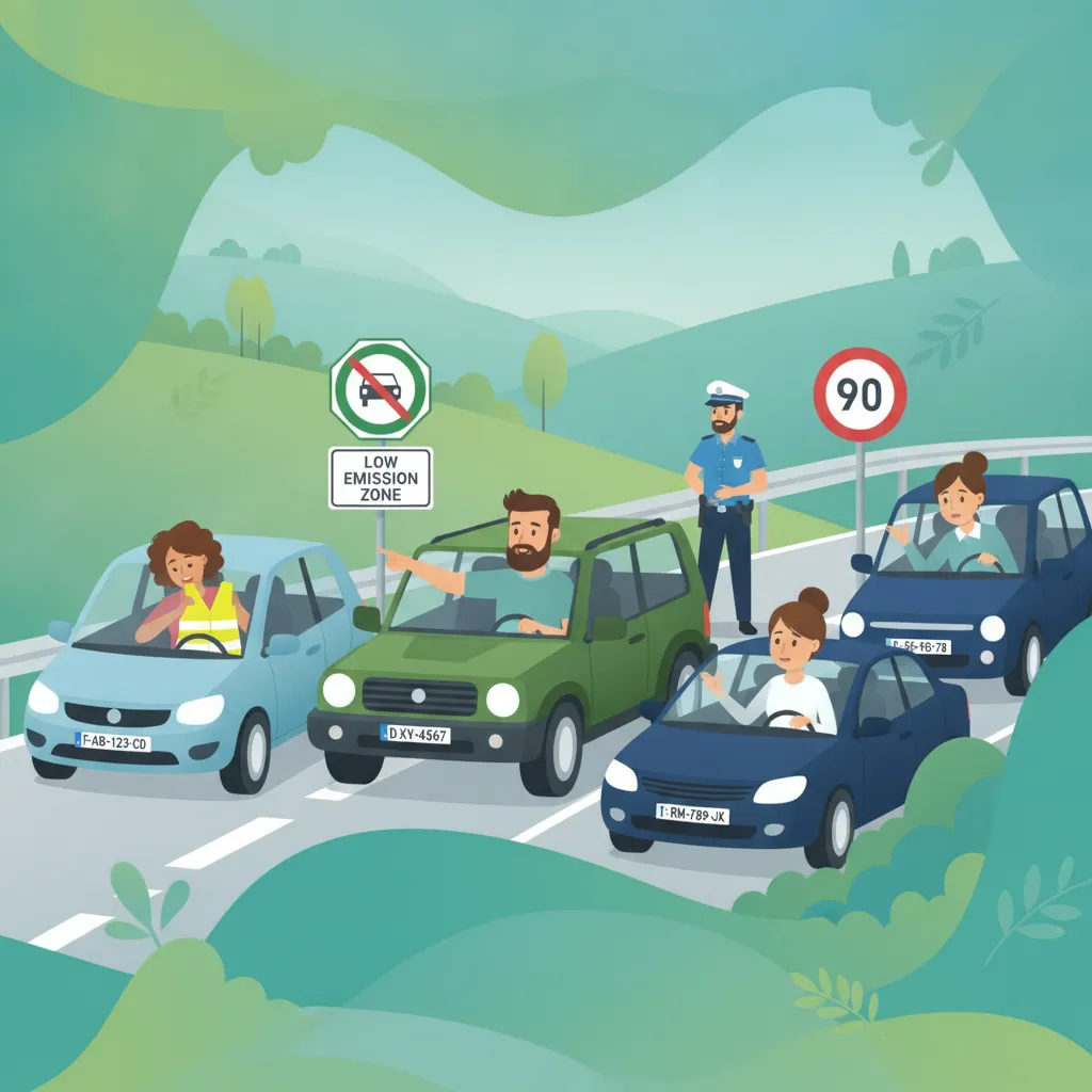 Belgische Verkehrsregeln für ausländische Fahrzeuge