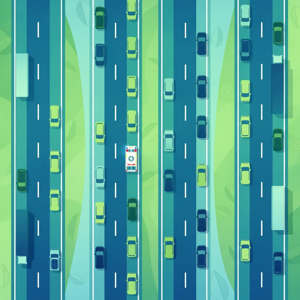 Forming an Emergency Corridor on Swiss Motorways