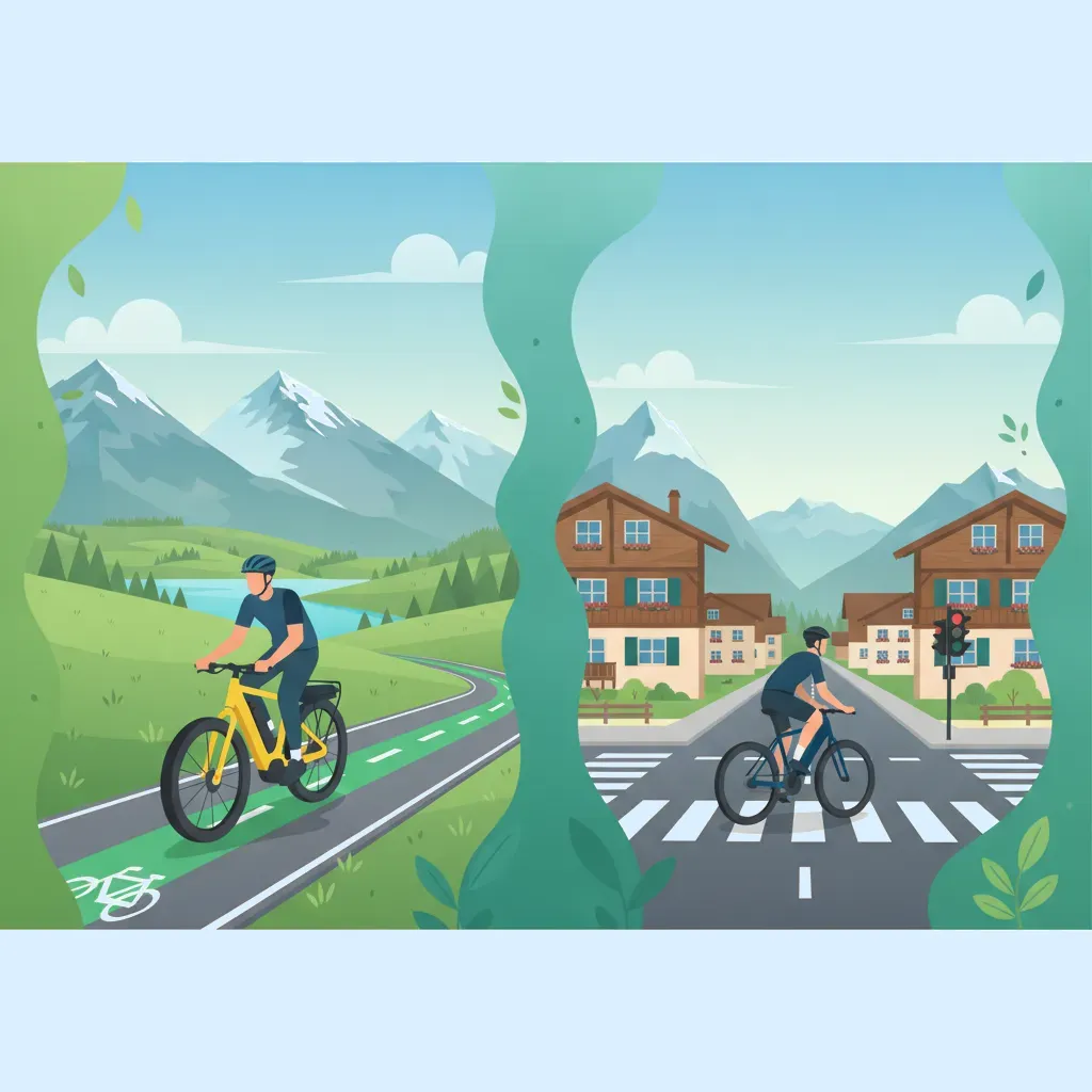Normativa suiza sobre e-bikes: Categorías rápida y lenta